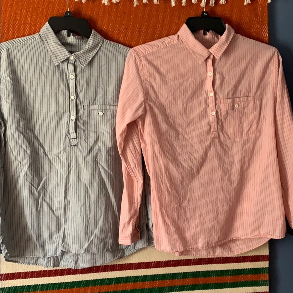 North Face Lot of 2 Dress Shirts size M